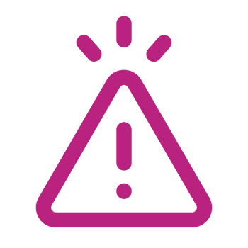 Alert icon.