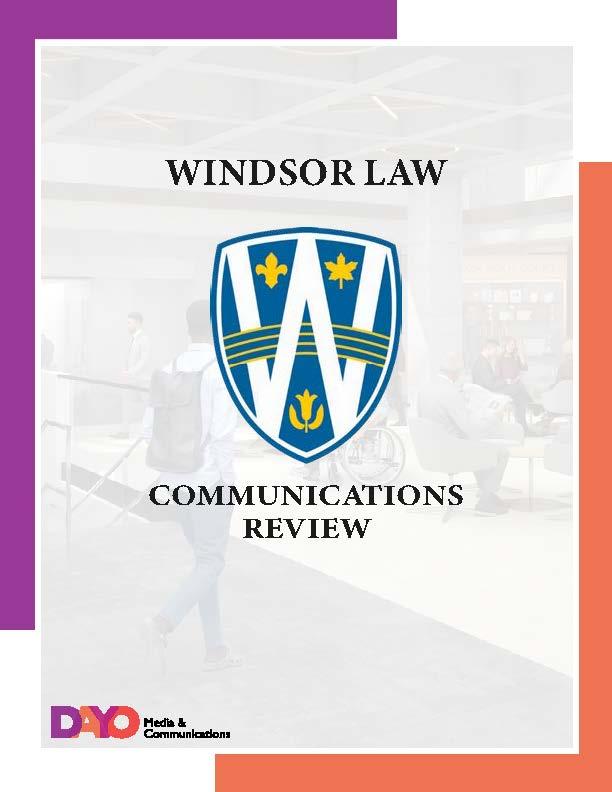 Windsor Law Communications Review Cover